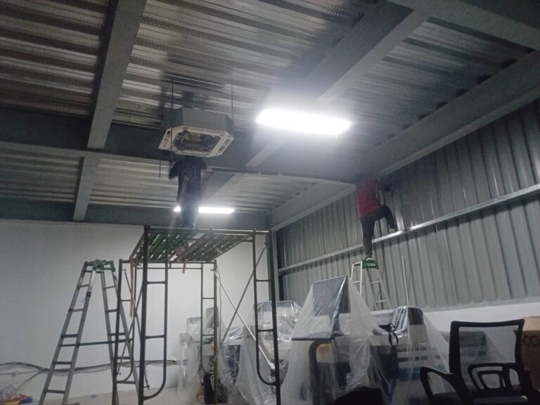 Installasi AC Cassete - Pabrik Di Jawa Barat
